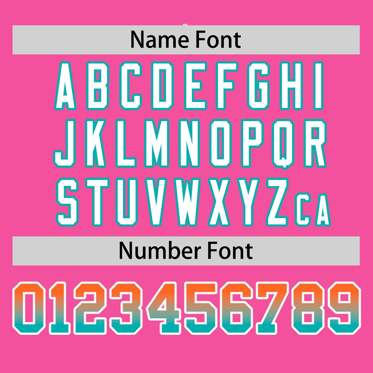 Custom Pink Orange-Aqua Personalized Gradient Font And Side Design Authentic Baseball Jersey Limited