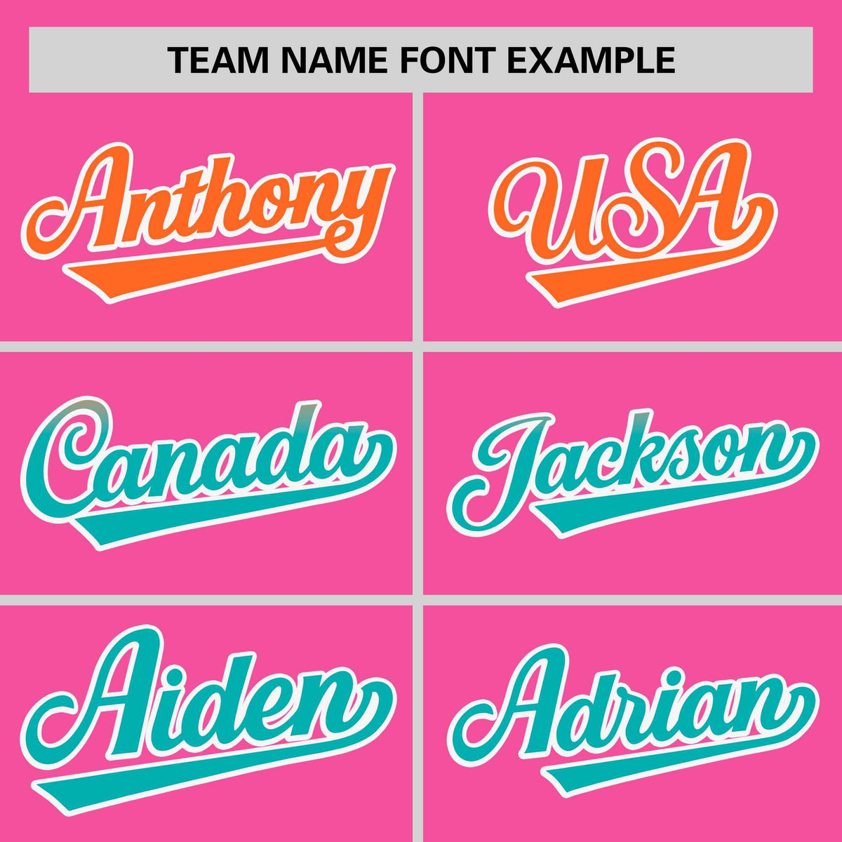 Custom Pink Orange-Aqua Personalized Gradient Font And Side Design Authentic Baseball Jersey Limited