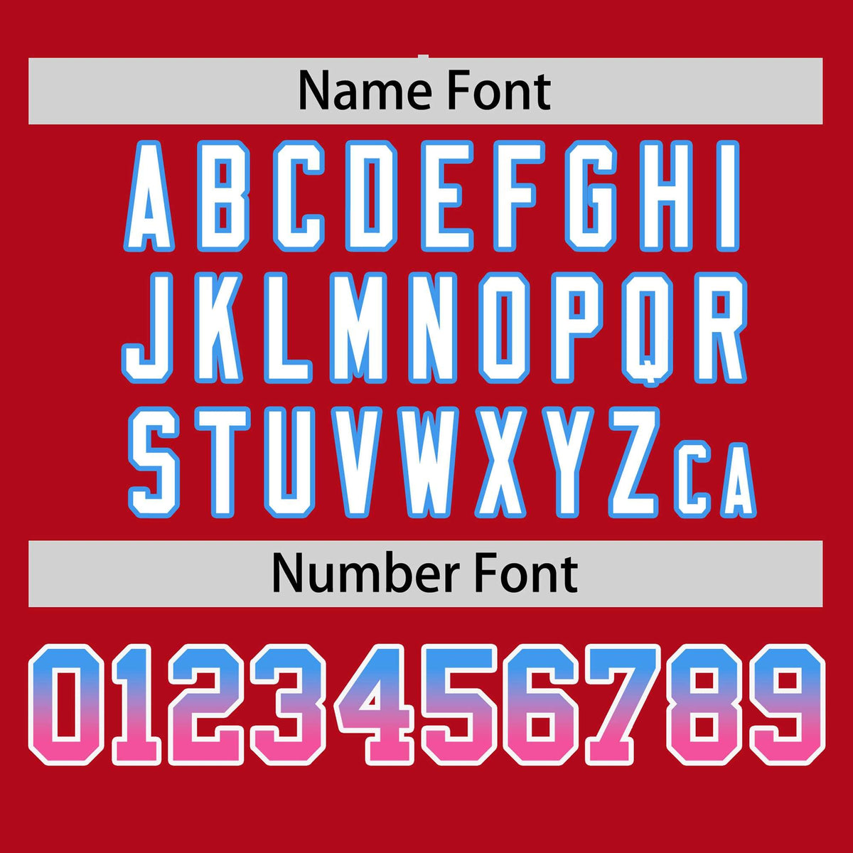 Custom Red Powder Blue-Pink Personalized Gradient Font And Side Design Authentic Baseball Jersey Limited