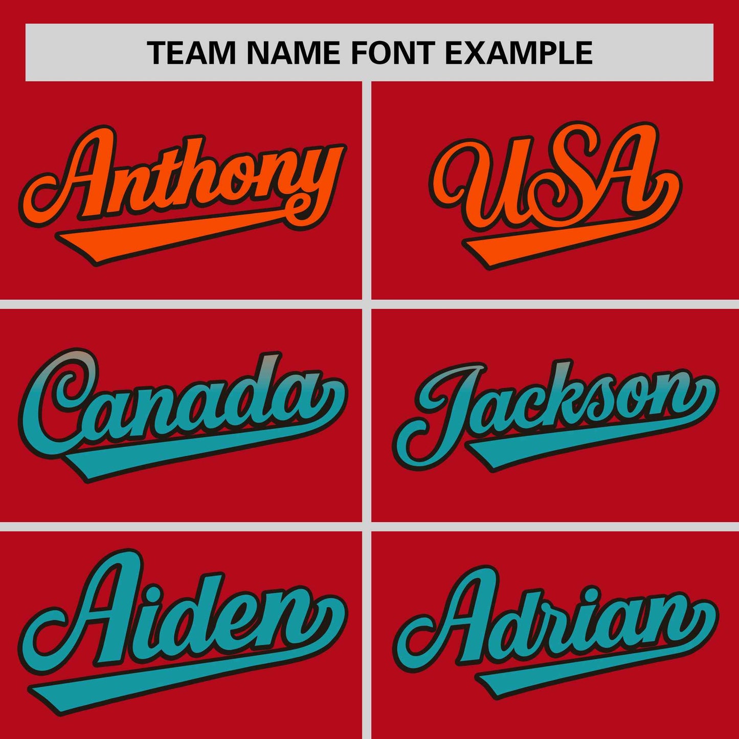 Custom Red Orange-Aqua Personalized Gradient Font And Side Design Authentic Baseball Jersey Limited