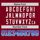 Custom Crimson Royal-Powder Blue Personalized Gradient Font And Side Design Authentic Baseball Jersey Limited