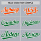 Custom Light Gray Orange-Kelly Green Personalized Gradient Font And Side Design Authentic Baseball Jersey Limited