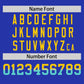 Custom Royal Gold-Lt Green Personalized Gradient Font And Side Design Authentic Baseball Jersey Limited