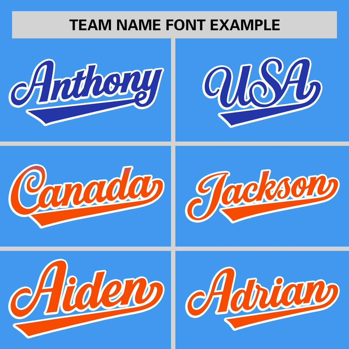 Custom Powder Blue Royal-Orange Personalized Gradient Font And Side Design Authentic Baseball Jersey Limited