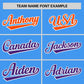 Custom Powder Blue Orange-Purple Personalized Gradient Font And Side Design Authentic Baseball Jersey Limited