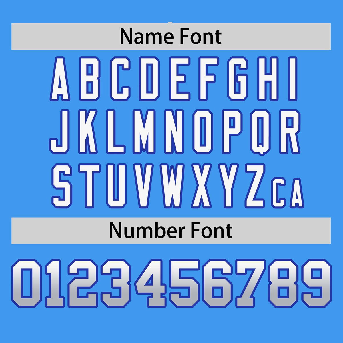 Custom Powder Blue White-Lt Gray Personalized Gradient Font And Side Design Authentic Baseball Jersey Limited