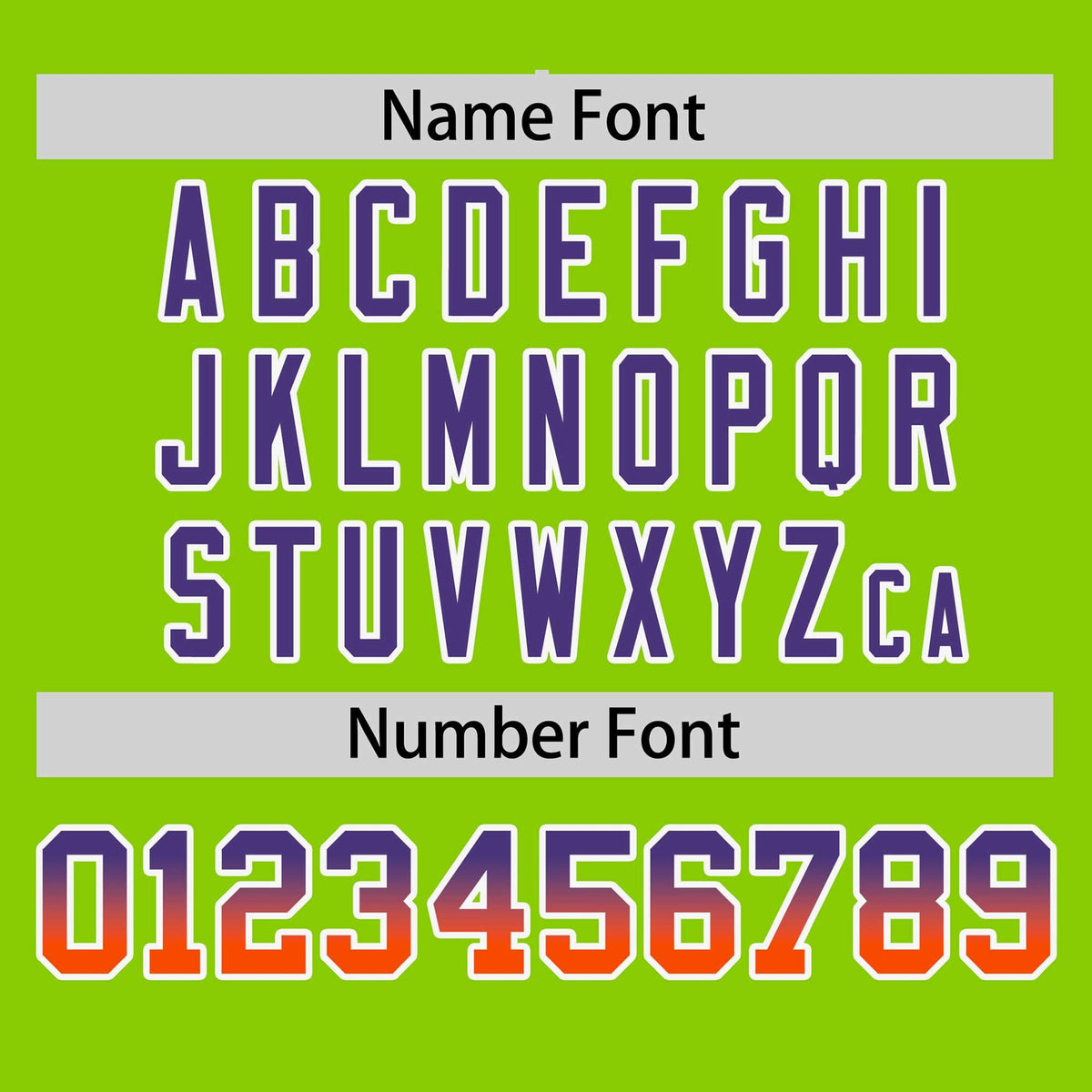 Custom Neon Green Purple-Orange Personalized Gradient Font And Side Design Authentic Baseball Jersey Limited