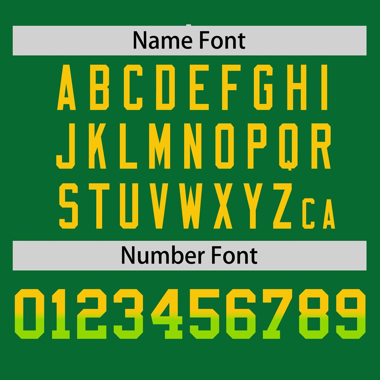 Custom Kelly Green Gold-Neon Green Personalized Gradient Font And Side Design Authentic Baseball Jersey Limited