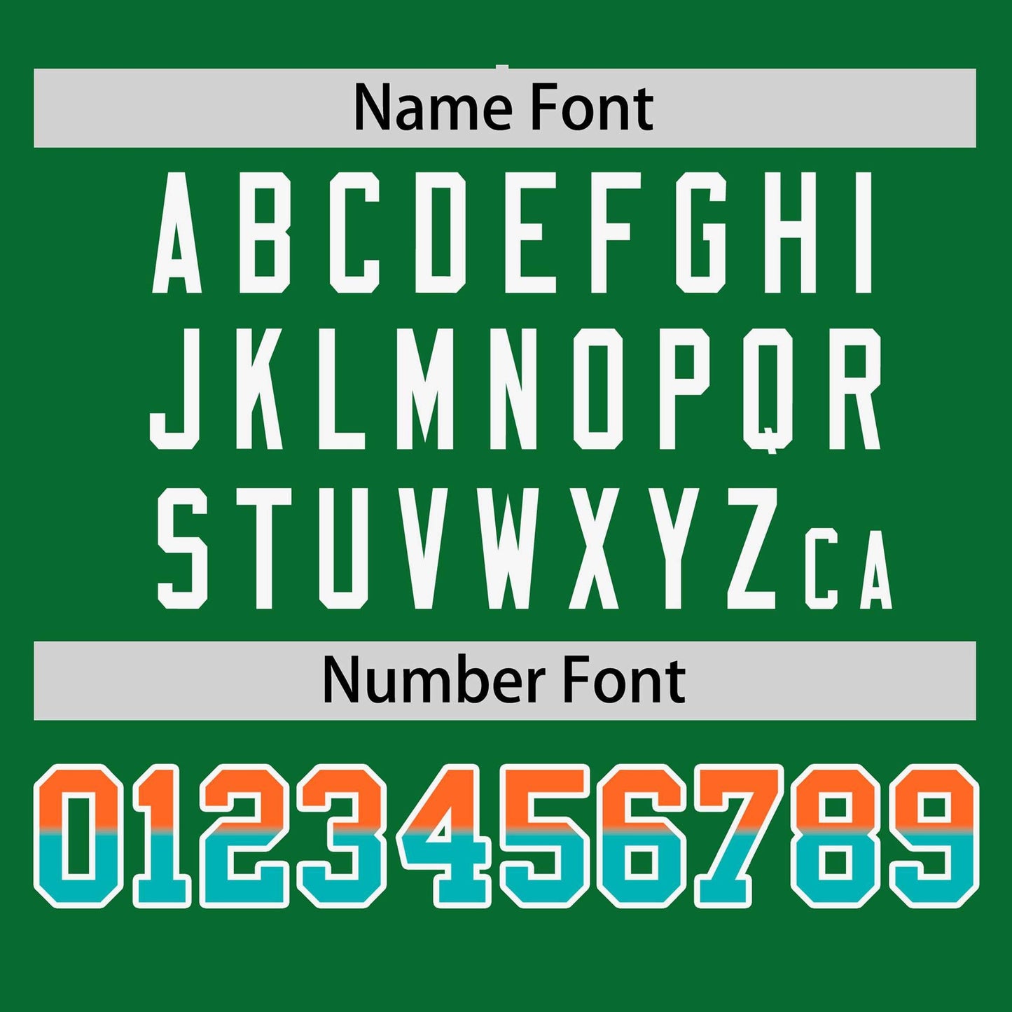 Custom Kelly Green Orange-Aqua Personalized Gradient Font And Side Design Authentic Baseball Jersey Limited