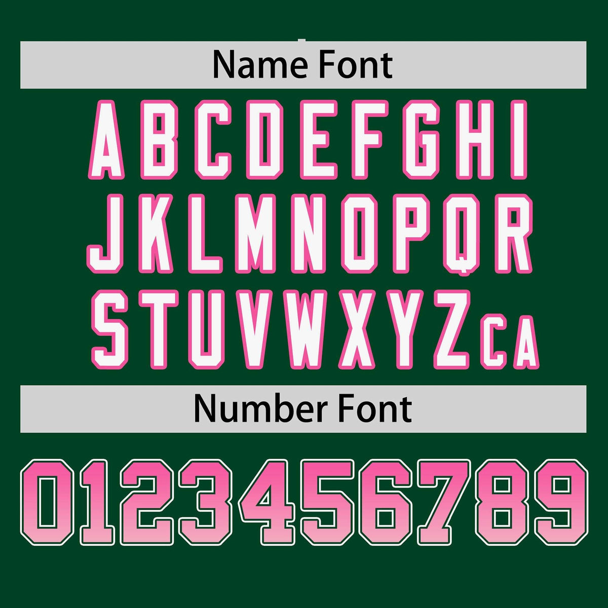 Custom Green Pink-Lt Pink Personalized Gradient Font And Side Design Authentic Baseball Jersey Limited