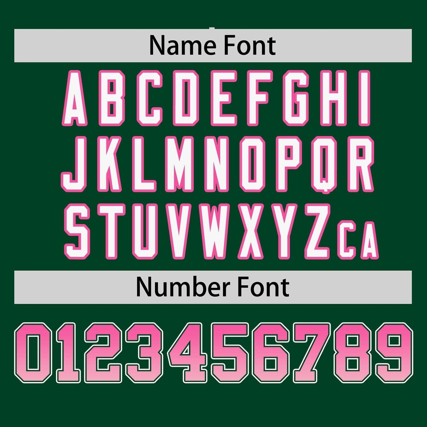 Custom Green Pink-Lt Pink Personalized Gradient Font And Side Design Authentic Baseball Jersey Limited