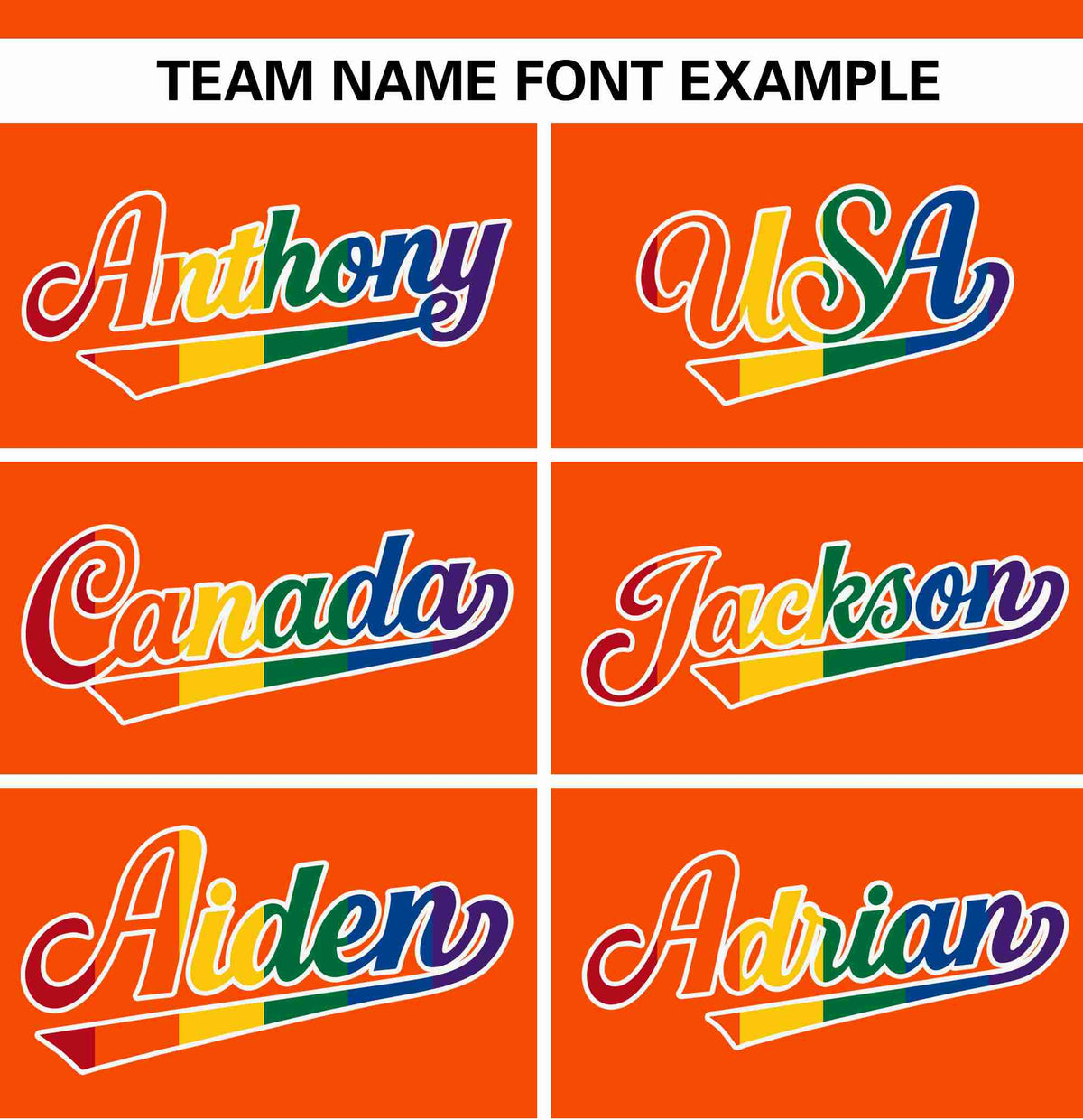 Custom Orange LGBT Rainbow For Pride Month Raglan Sleeves Authentic Baseball Jersey Limited