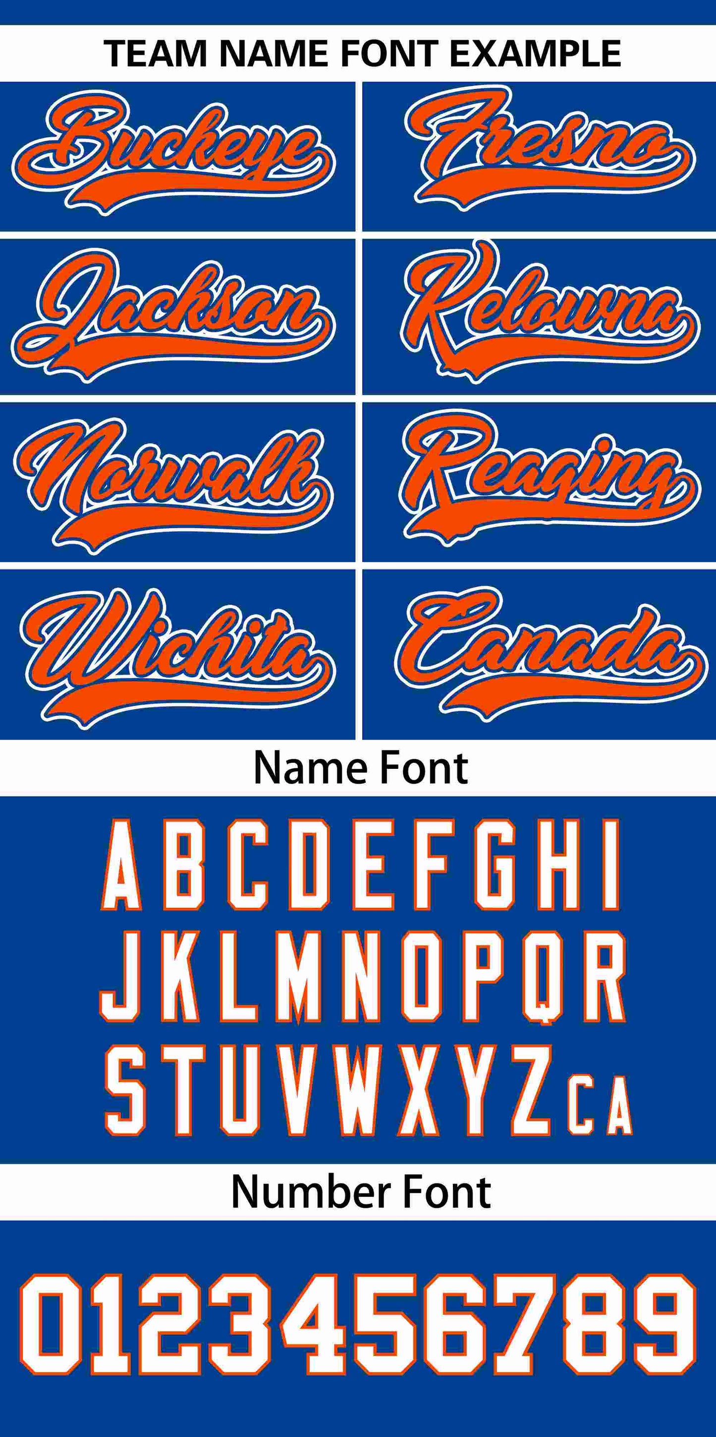 Custom Royal Orange Personalized Detroit City Nightscape Authentic Baseball Jersey Limited