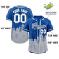 Custom Royal Gray Personalized Kansas City Nightscape Authentic Baseball Jersey Limited