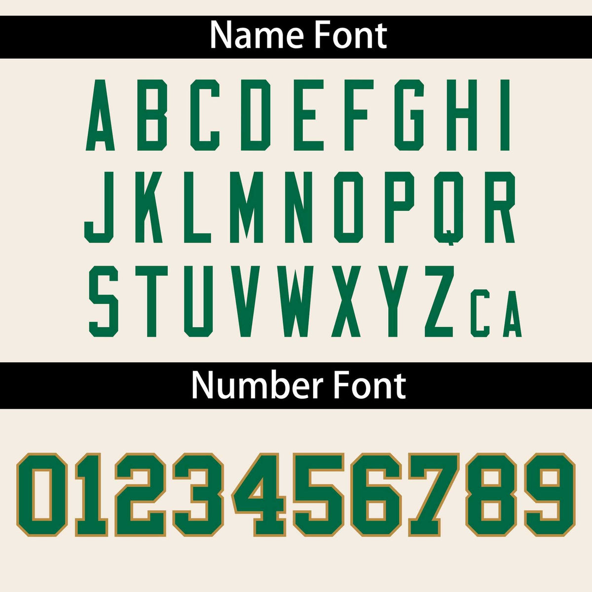 Custom Cream Kelly Green-Old Gold Personalized Side Two-Tone Design Authentic Baseball Jersey Limited