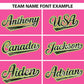 Custom Pink Personalized Camo Font Authentic Baseball Jersey Limited