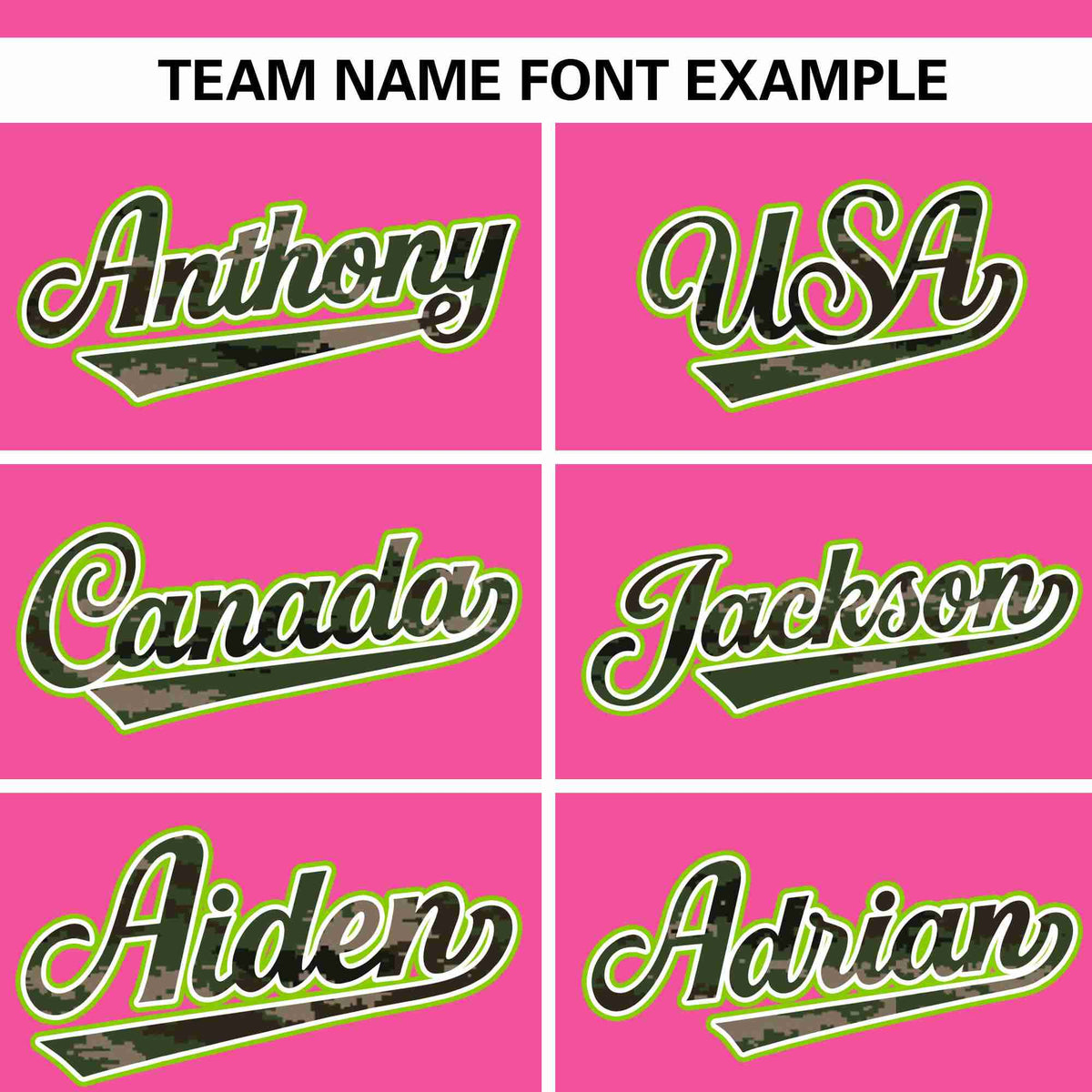 Custom Pink Personalized Camo Font Authentic Baseball Jersey Limited