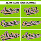 Custom Neon Green Personalized Camo Font Authentic Baseball Jersey Limited