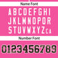 Custom Pink Personalized Camo Font Authentic Baseball Jersey Limited
