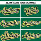 Custom Kelly Green Personalized Camo Font Authentic Baseball Jersey Limited