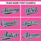Custom Pink Personalized Camo Font Authentic Baseball Jersey Limited