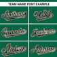 Custom Kelly Green Personalized Camo Font Authentic Baseball Jersey Limited