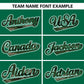 Custom Kelly Green Personalized Camo Font Authentic Baseball Jersey Limited