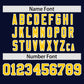 Custom Navy Gold Personalized Gradient Side Design Authentic Baseball Jersey Limited
