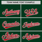 Custom Green Red Personalized Leopard Graffiti Pattern Side Design Authentic Baseball Jersey Limited