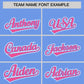 Custom Light Blue Pink Color Block Personalized Side Dotted Line Authentic Baseball Jersey Limited