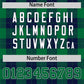 Custom Green Navy Personalized Plaid Design Authentic Baseball Jersey Limited