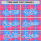 Custom Powder Blue Pink Personalized Plaid Design Authentic Baseball Jersey Limited
