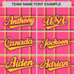 Custom Pink Personalized Plaid Design Authentic Baseball Jersey Limited