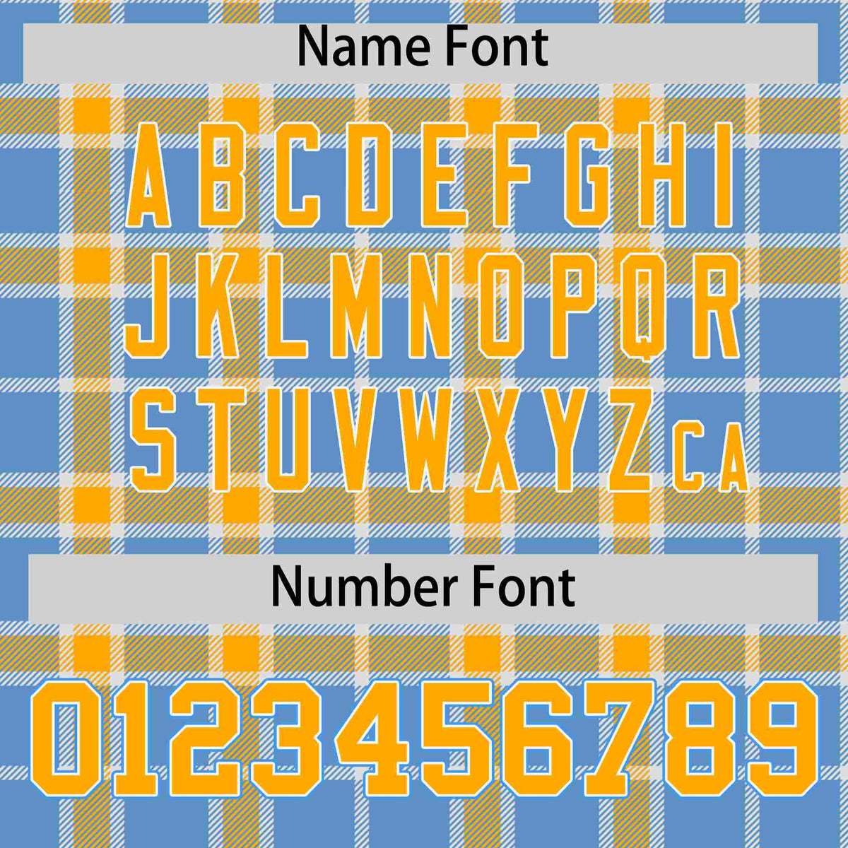 Custom Light Blue Yellow Personalized Plaid Design Authentic Baseball Jersey Limited