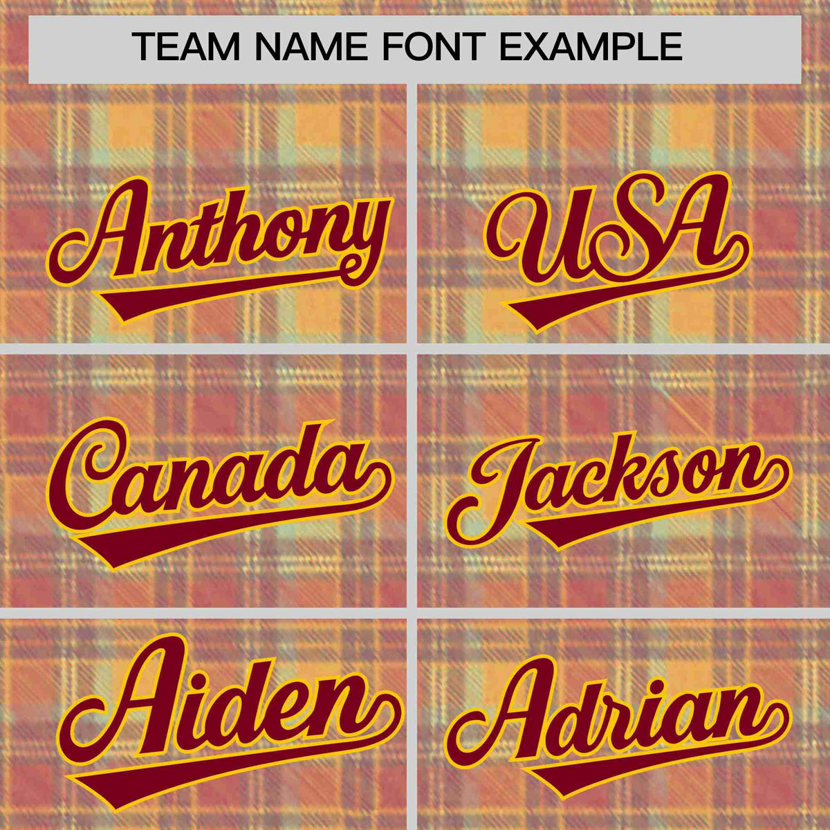 Custom Multi Color Personalized Plaid Design Authentic Baseball Jersey Limited