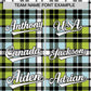Custom Multi Color Personalized Plaid Design Authentic Baseball Jersey Limited