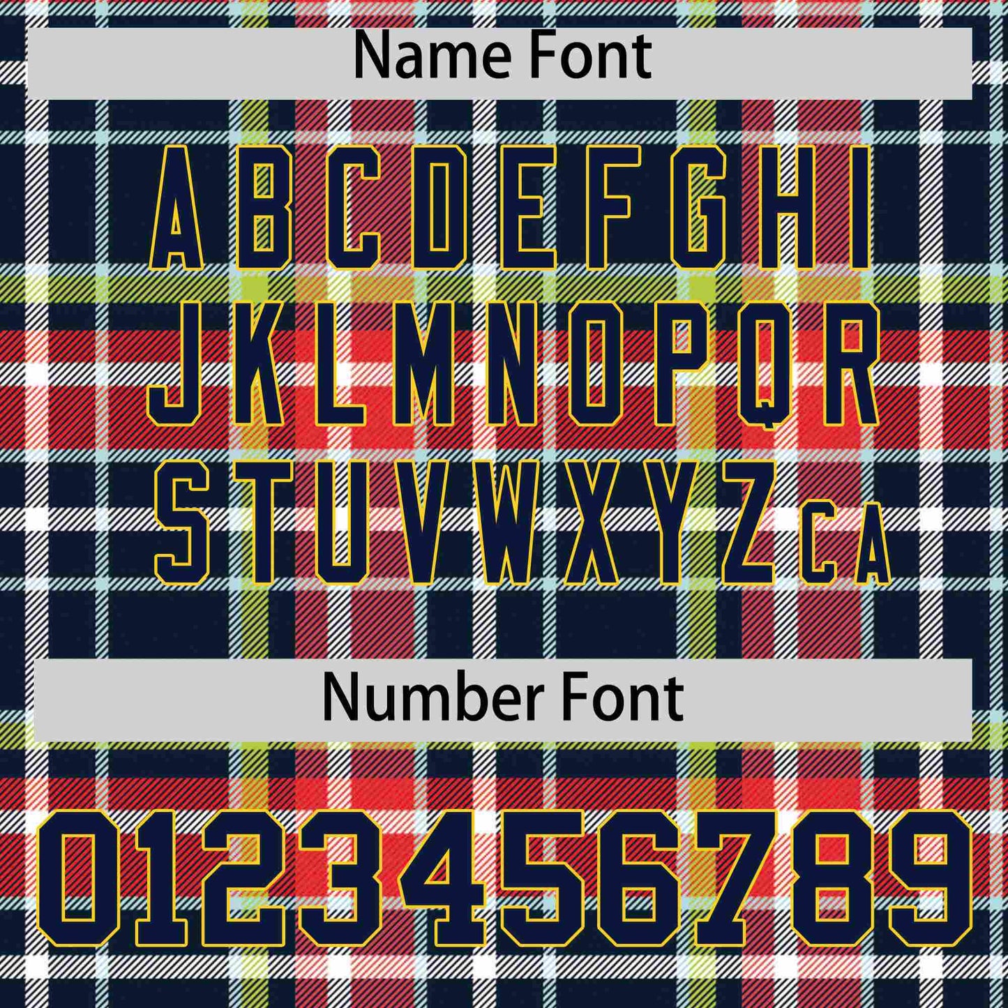 Custom Multi Color Personalized Plaid Design Authentic Baseball Jersey Limited