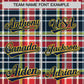 Custom Multi Color Personalized Plaid Design Authentic Baseball Jersey Limited