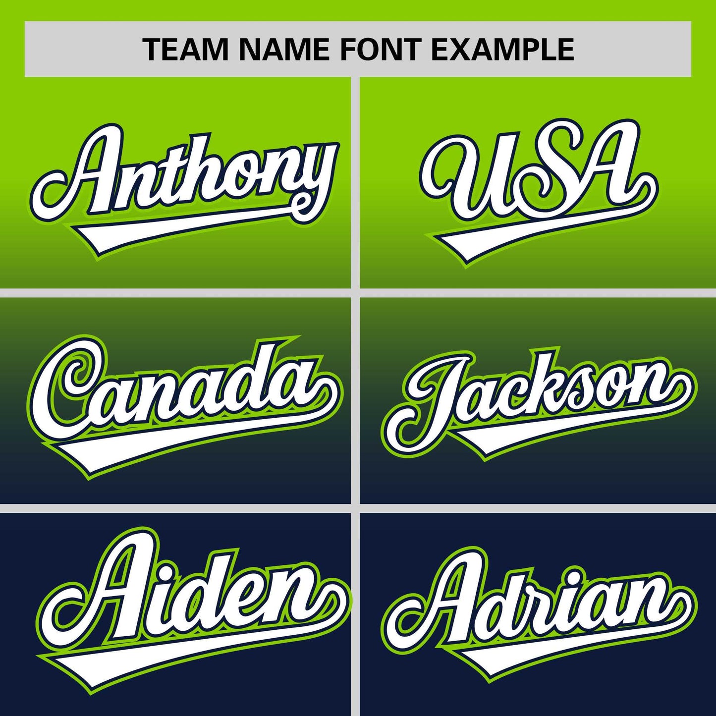 Custom Navy Neon Green Gradient Fashion Design Authentic Baseball Jersey Limited