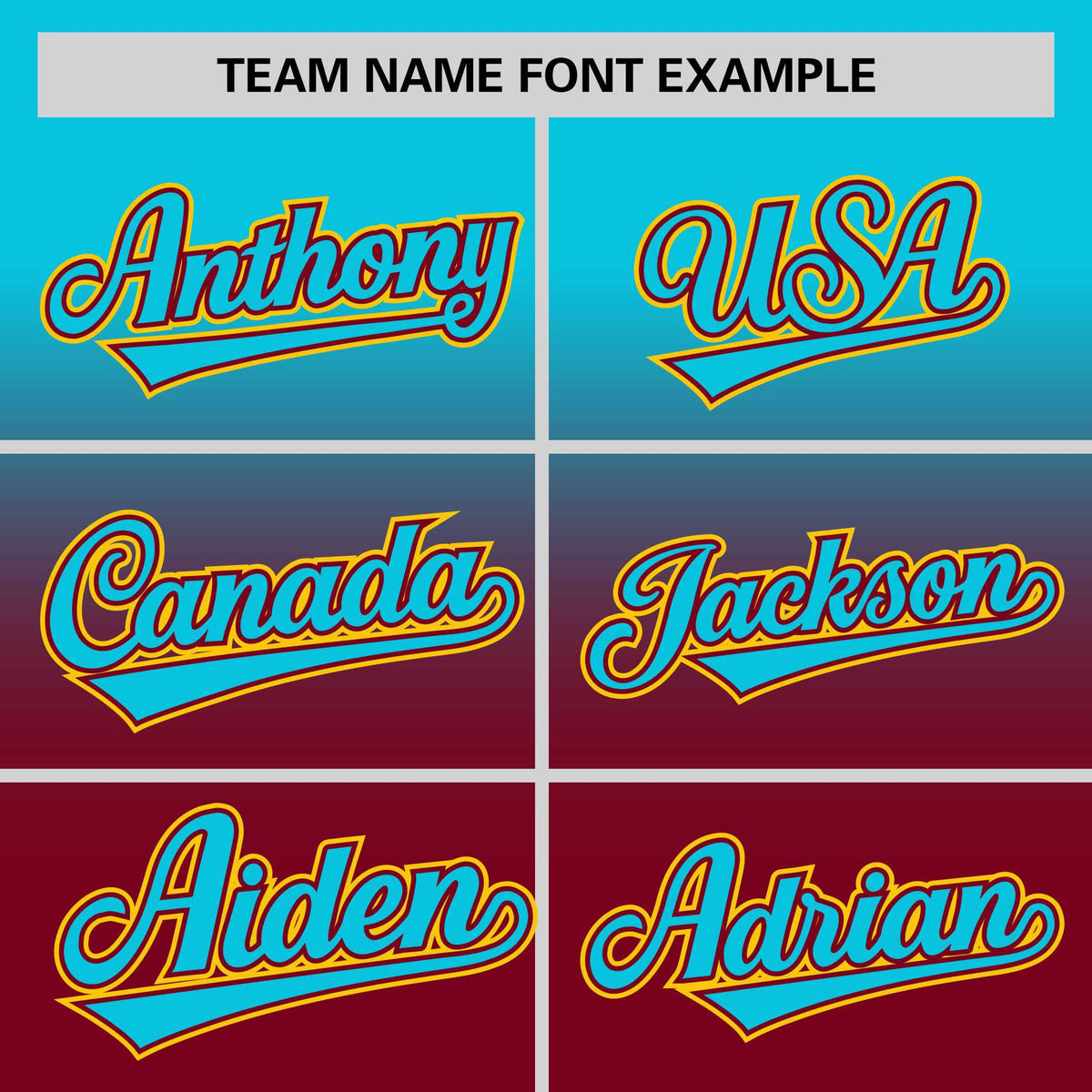 Custom Crimson Sky Blue Gradient Fashion Design Authentic Baseball Jersey Limited