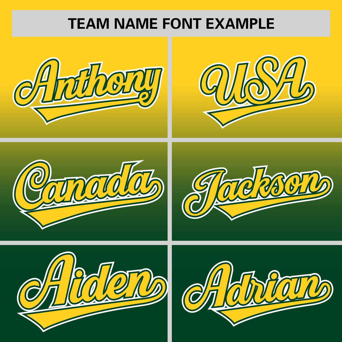 Custom Green Gold Gradient Fashion Design Authentic Baseball Jersey Limited