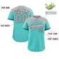 Custom Bright Green Gray Gradient Fashion Design Authentic Baseball Jersey Limited