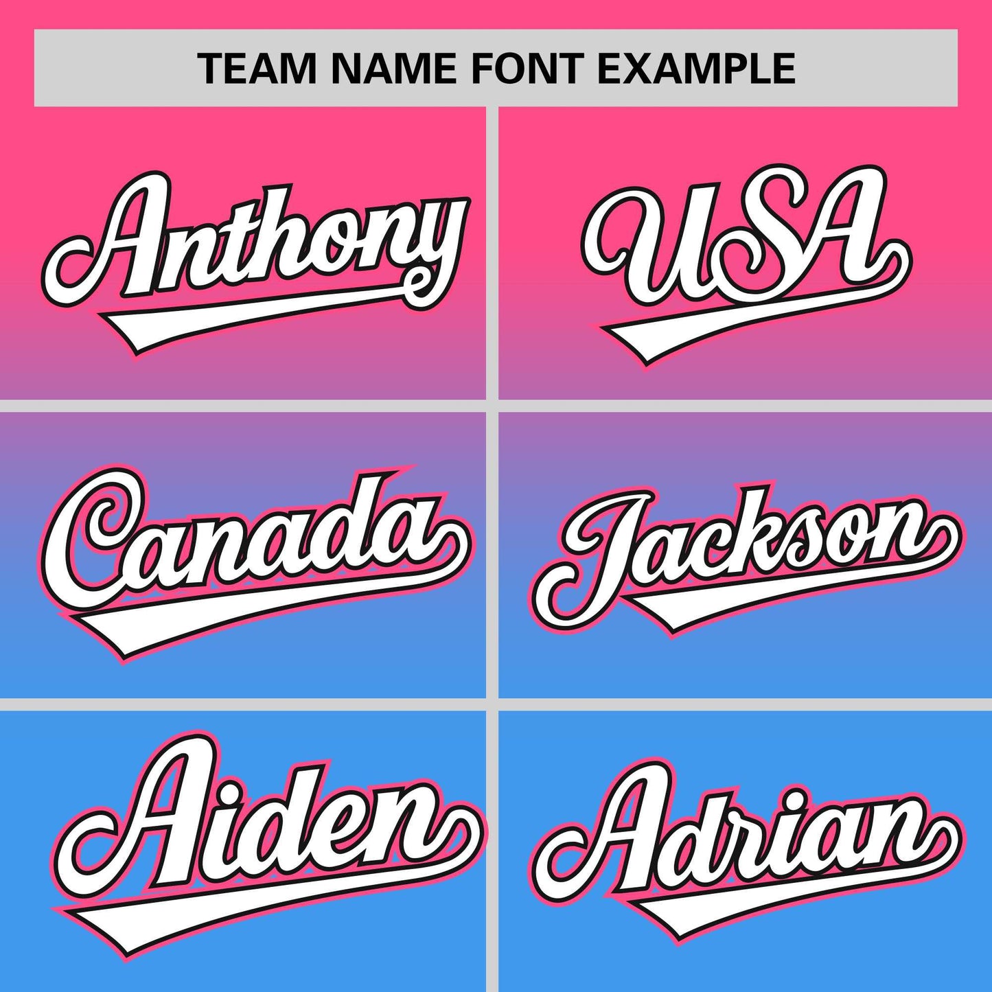 Custom Powder Blue Pink Gradient Fashion Design Authentic Baseball Jersey Limited