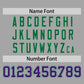 Custom Gray Purple-Kelly Green Personalized Raglan Sleeves Authentic Baseball Jersey Limited
