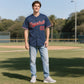 Custom Midnight Blue Personalized Denim Baseball Jersey For Men Women Boy Limited