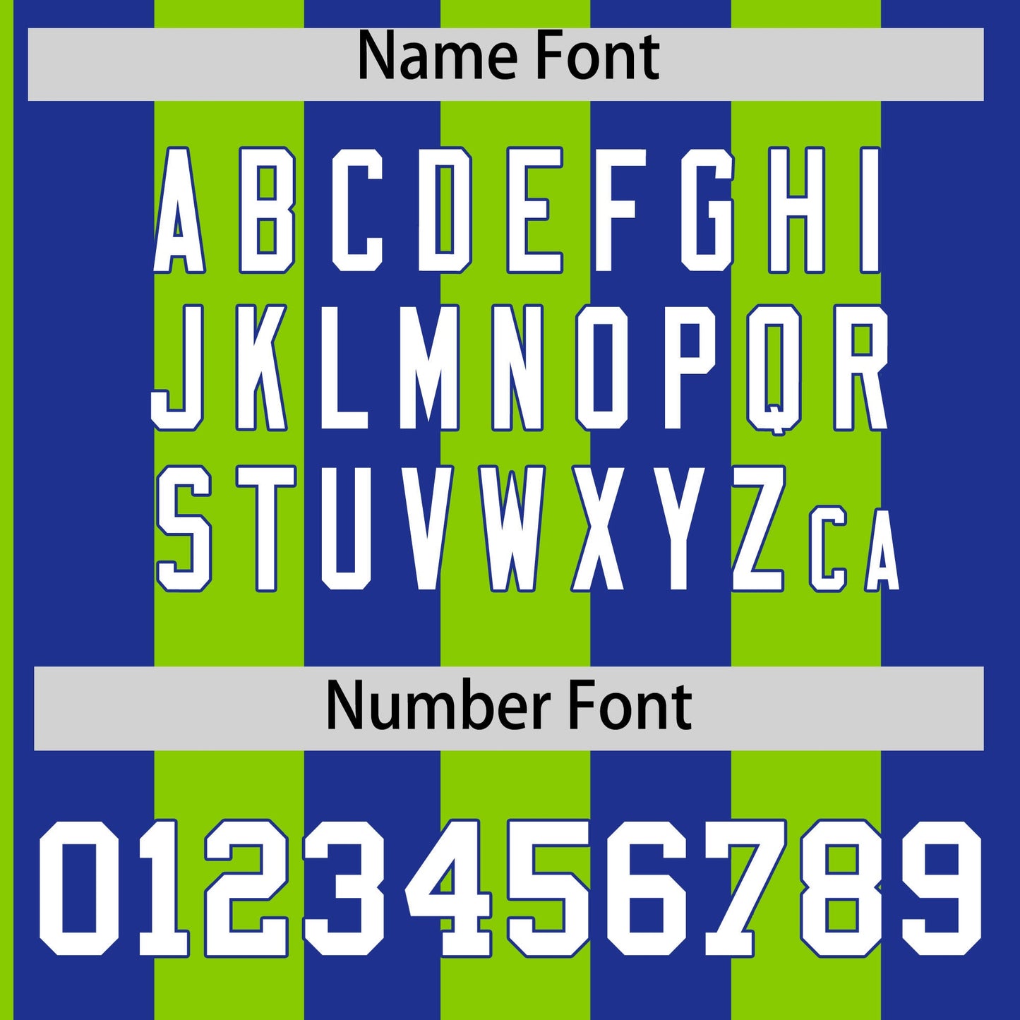 Custom Royal Neon Green Stripe Fashion Authentic Two-Button Softball Jersey Limited