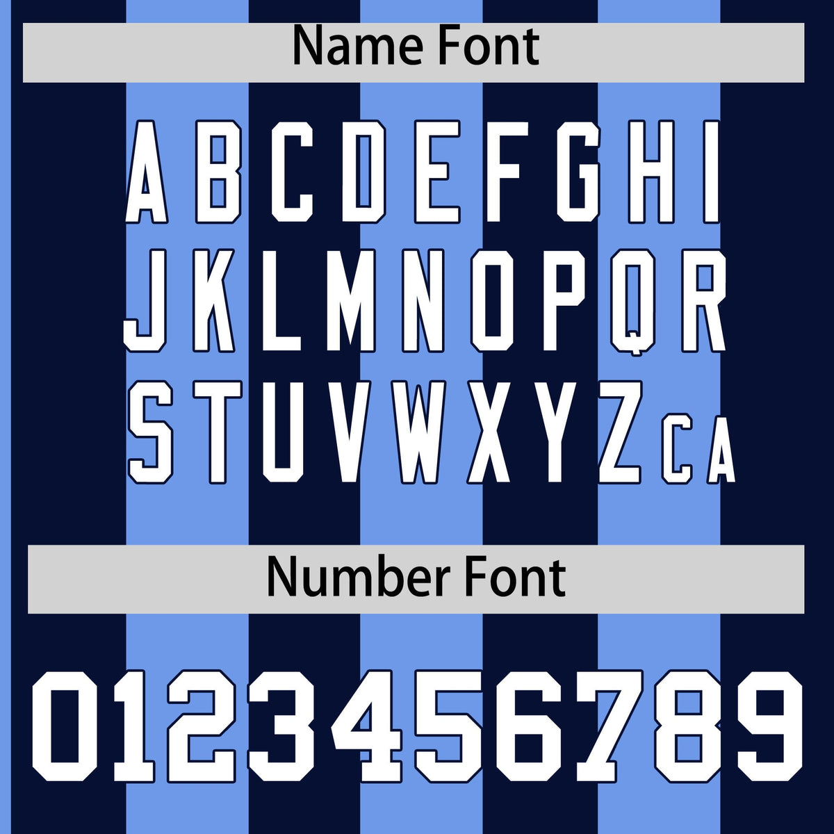 Custom Navy Light Blue Stripe Fashion Authentic Two-Button Softball Jersey Limited