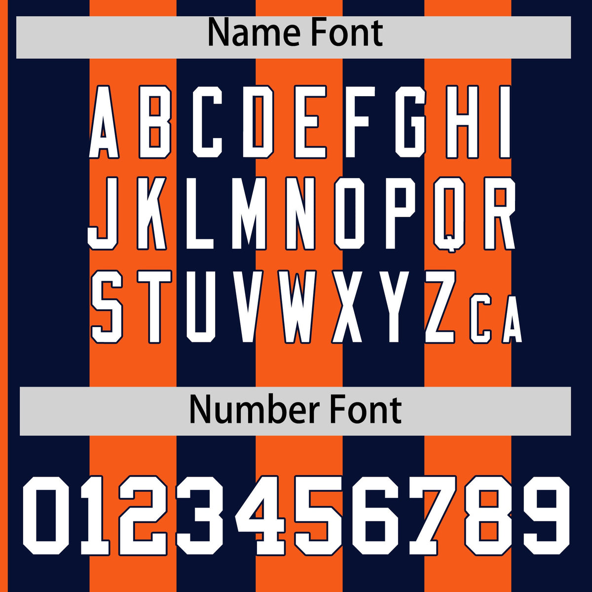 Custom Navy Orange Stripe Fashion Authentic Two-Button Softball Jersey Limited