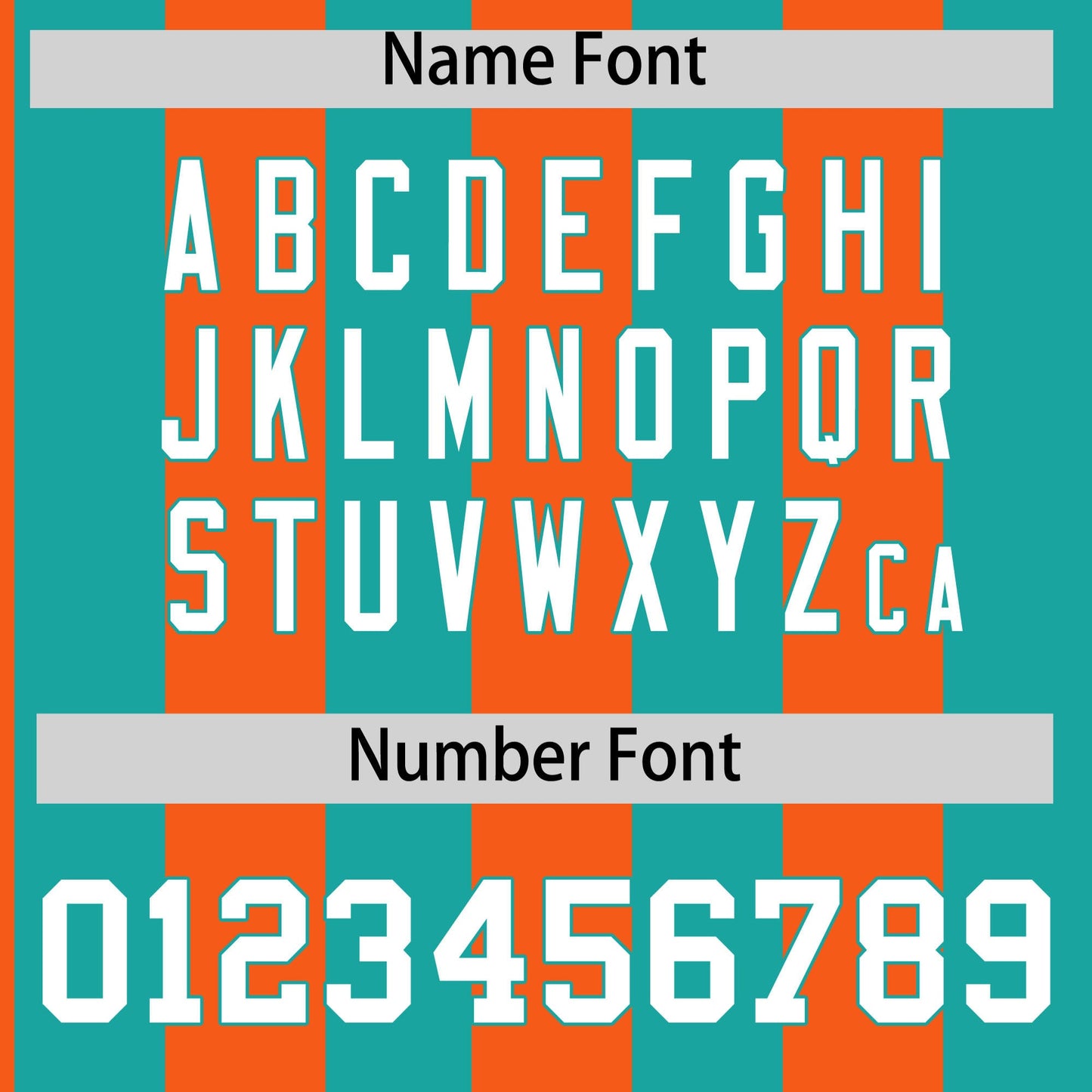 Custom Aqua Orange Stripe Fashion Authentic Two-Button Softball Jersey Limited