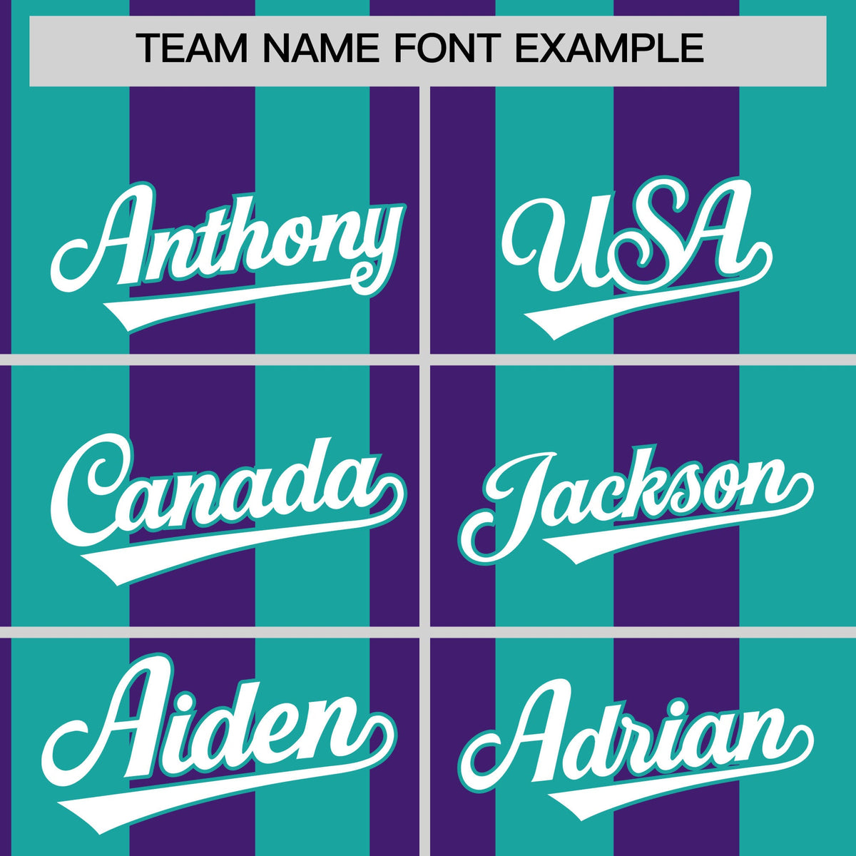 Custom Aqua Purple Stripe Fashion Authentic Two-Button Softball Jersey Limited